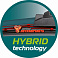 Щетка стеклоочистителя 500 мм HYBRID Heyner /крюк, штырь/