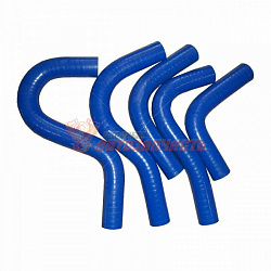 Комплект патрубков печки ГАЗель Бизнес дв. УМЗ-4216 (5шт) силиконовые A-RUS