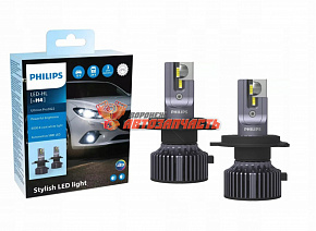 Лампа светодиодная H4 LED 12V-24V PHILIPS Union Pro 6000K (2 лампы в боксе)