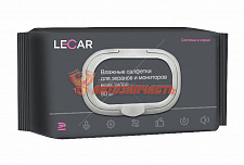 Салфетки влажные LECAR для экранов и мониторов всех типов /90шт./