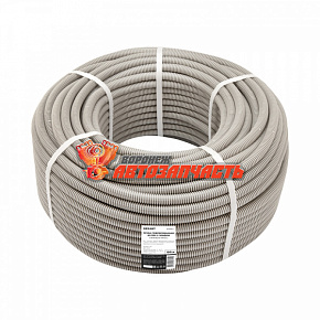 Труба гофрированная из ПВХ, с зондом, Ø20мм (бухта 100 м/уп) REXANT