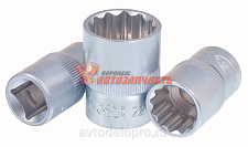 Головка торцевая 1/2" 19мм Автодело 12-гранный рабочий профиль