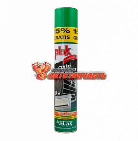 Очиститель кондиционера аэрозоль 500 мл PLAK  с трубкой/хвоя/