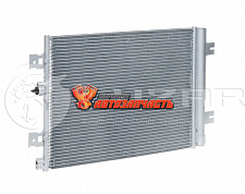 Радиатор кондиционера с ресивером Lada Largus (12-), Renault Logan (08-) Luzar 