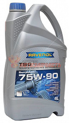 Масло трансмиссионное 75w90 GL-4 4л Ravenol TSG полусинтетическое