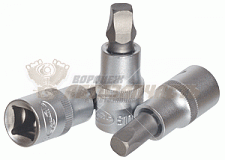 Головка со вставкой КВАДРАТ 10мм (1/2 ,L=55 mm) АвтоDело Professional