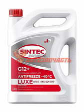 Антифриз Sintec LUX G12+ (-40) (красный)  3л (Professional Carboxilate NEW упаковка)