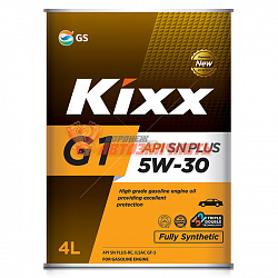 Масло моторное KIXX G1 API SN PLUS 5w30 4л синтетика метал. канистра @