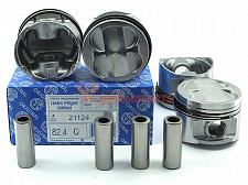 Поршни 21124 (82,4) C (+пальцы,кольца) СТК