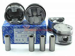 Поршни 21124 (82,4) C (+пальцы,кольца) СТК