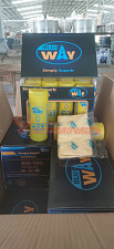 Салфетка замша 32х43 см BLUE WAY  в тубусе