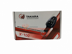 Автосигнализация Takara X-100 / 4х кноп брелок , силовой канал,без сирены