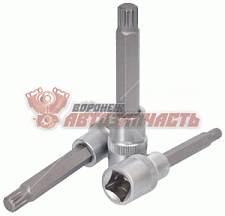 Головка со вставкой SPLINE M10 (1/2 ,L=100mm) АвтоDело