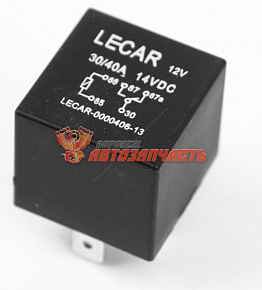 Реле 5-ти конт 12V 30/40A LECAR