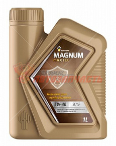 Масло моторное Rosneft Magnum Maxtec  5W40 1л (SL/CF) полусинтетика 