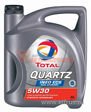 Масло моторное Total Quartz INEO ECS 5w30 4 л  \PEUGEOT и CITROEN\