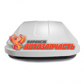 Бокс автомобильный Магнум 580 (белый, тиснение карбон) (2200х840х450) Быстросъём