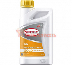 Антифриз Sintec GOLD G12+ (-40) (желтый) 1л (NEW упаковка)