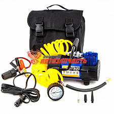 Компрессор TOP AUTO КА-4001СПереходник «Прикуриватель-АКБ», ВИТОЙ ШЛАНГ ИЗ ПОЛИУРЕТАНА длиной 4м