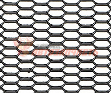 Сетка металлическая декоративная 100x30см, черная, ячейки 20x6мм Dollex