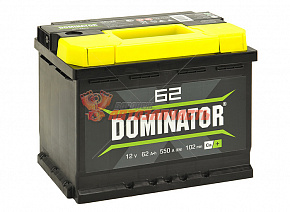 Аккумуляторная батарея  62Ah обратный (620А) Dominator (246x175x190) 6СТ-62VLR
