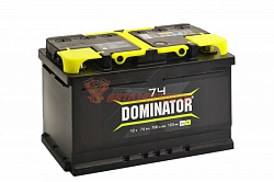 Аккумуляторная батарея  74Ah обратный (740А) Dominator низкий (276x175x175) 6СТ-74VLR LB