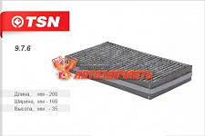 Фильтр салона 1118,2123, Datsun жесткий каркас угольный TSN