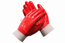 Перчатки маслобензостойкие гранат
