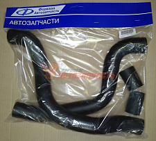 Комплект патрубков радиатора 2110 Форвард (4 шт.) (карбюратор,медный термостат) 