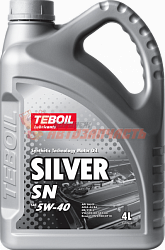 Масло моторное TEBOIL 5W40 Silver SN  4л.