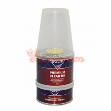 Лак HS 2+1 Premium с отвердителем SOLID (0,5 л+0,25л)