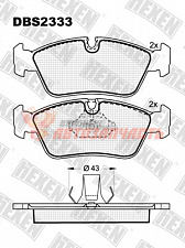 Тормозные колодки дисковые передние BMW 3 (E36, E46), Z3, Z4 HEXEN 