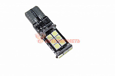 Лампа светодиодная 12V W5W T10 белый 15 диодов T10-3030-15SMD CANBUS
