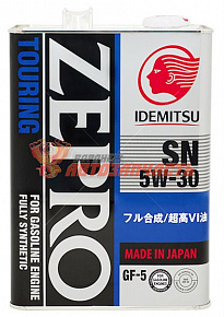 Масло моторное Idemitsu Zepro Touring 5W-30 SN/GF-5 4 л (Япония)