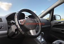 Оплетка руля "M" d=38 винил New York КАРБОН