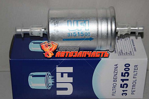 Фильтр топливный 2112 штуцер UFI (дв. 1,6) нов обр 