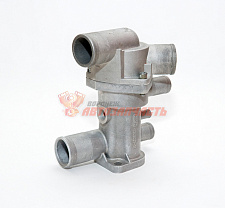 Термостат 21082,2110,2115 в сборе (стар. обр. до  2003 г. 5 патрубков) Luzar 