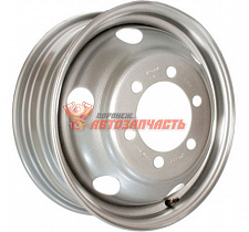 Диск колеса Газель R16 5,5J ET106 DIA 130 PCD 6x170 серебристый X16H2