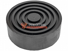 Опора резиновая на подкатной домкрат цельнолитая (105x35) РТИ-СЕРВИС 