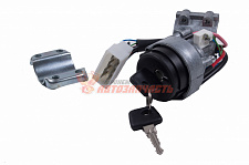 Замок зажигания 2110 стар обр. (без личин,1 фишка,8 контактов, скоба) Птимаш