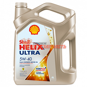 Масло моторное Shell Helix Ultra 5W40  4л. /550051593/