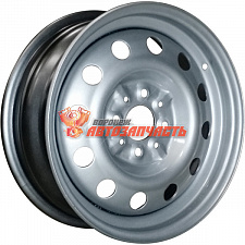 Диск колеса 2112,2170 штамп R14 (серебристые) 5.5JR14 D58.6 ET35 PCD 4x98 ТЗСК