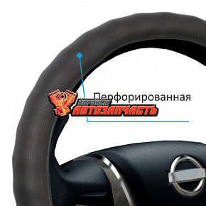 Оплетка руля "M" d=38 экокожа VOIN CLASSIK PLUS (черный)
