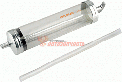 Шприц маслозаливной 500 мл (прозрачный РC, гибкий шланг) АвтоDело