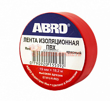 Изолента ABRO красная