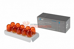 Лампа 12V WY21W W3x16q (безцокольная, желтая, поворот) LECAR
