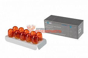 Лампа 12V WY21W W3x16q (безцокольная, желтая, поворот) LECAR