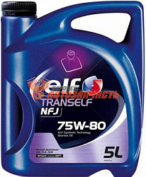 Масло трансмиссионное 75w80 GL-4+ ELF TRANSELF NFJ 5л синтетическое \кпп JXX, TL4 и NDX\