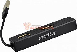Хаб Smartbuy 4 порта черный 