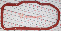 Прокладка масляного картера ГАЗ-406 (красная/синяя, с металлич. шайбами)